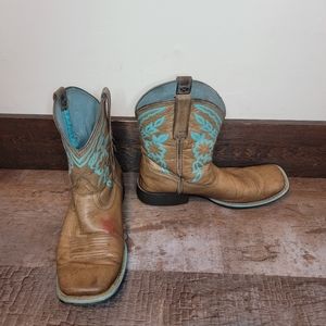 Ariat Youth Girls Cattle Cate Western Cowboy Boots Size 4